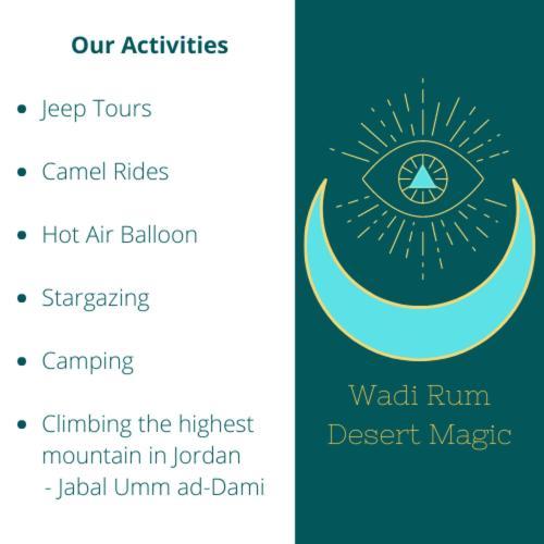 Desert Magic Camp & Resort Вади-Рам Экстерьер фото